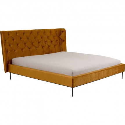 Bed Audrey 180x200cm fluweel oker Kare Design