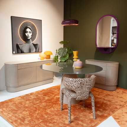 Ladekast Groove taupe Kare Design