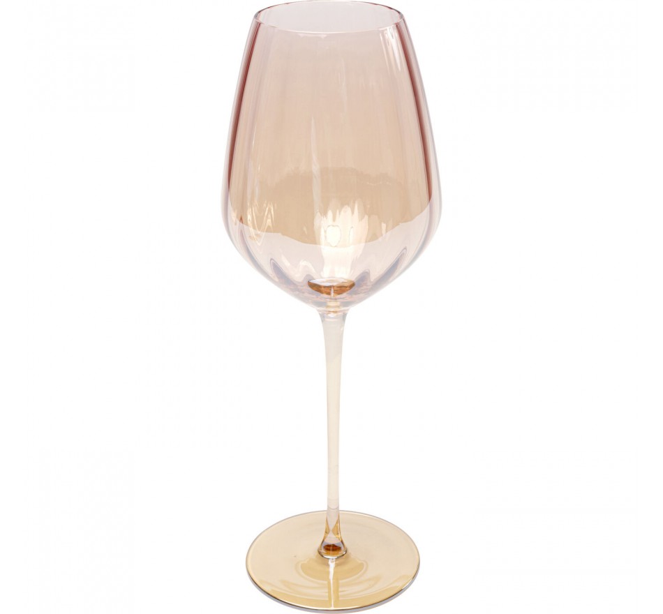 White Wine Glass Bina Mocca (6/set) Kare Design