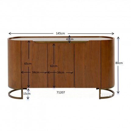 Dressoir Giorgio 3 deuren Kare Design