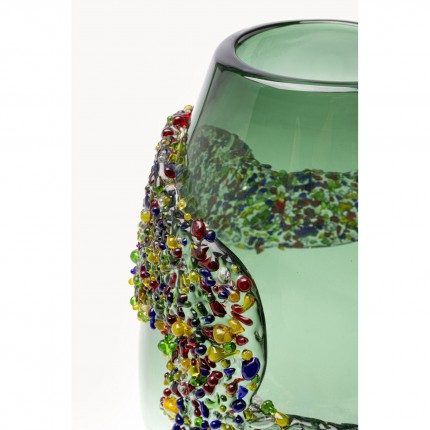 Vase Glitter Circle 33cm Kare Design