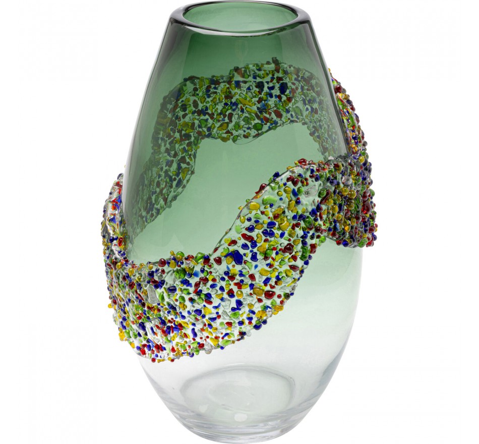 Vaas Glitter Circle 33cm Kare Design