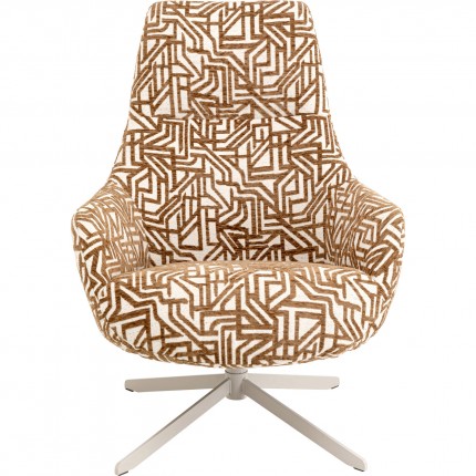 Swivel Armchair Mimi Maze Kare Design