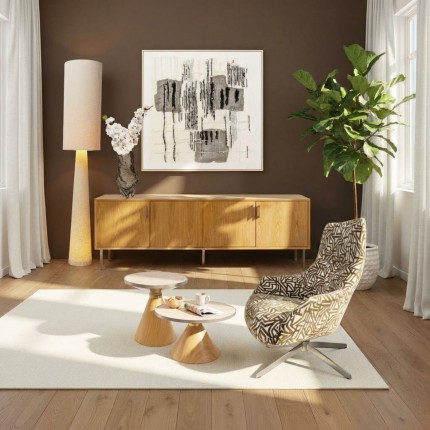 Swivel Armchair Mimi Maze Kare Design