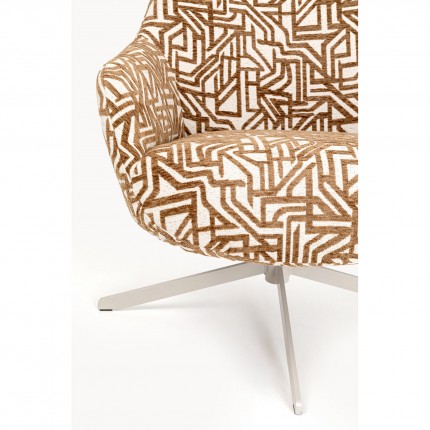 Swivel Armchair Mimi Maze Kare Design
