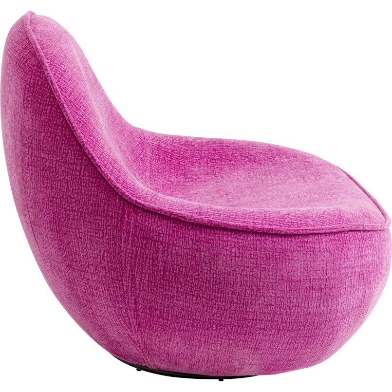Fauteuil pivotant Ovo fuchsia 99cm