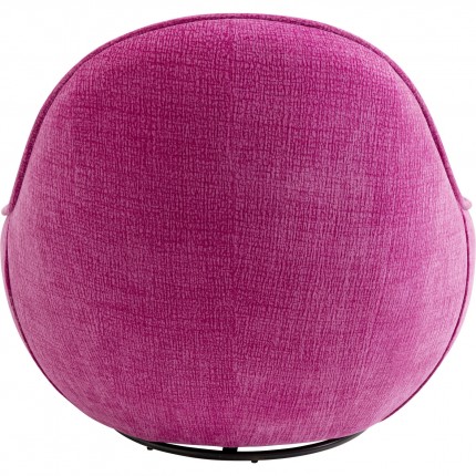 Draaifauteuil Ovo fuchsia Kare Design