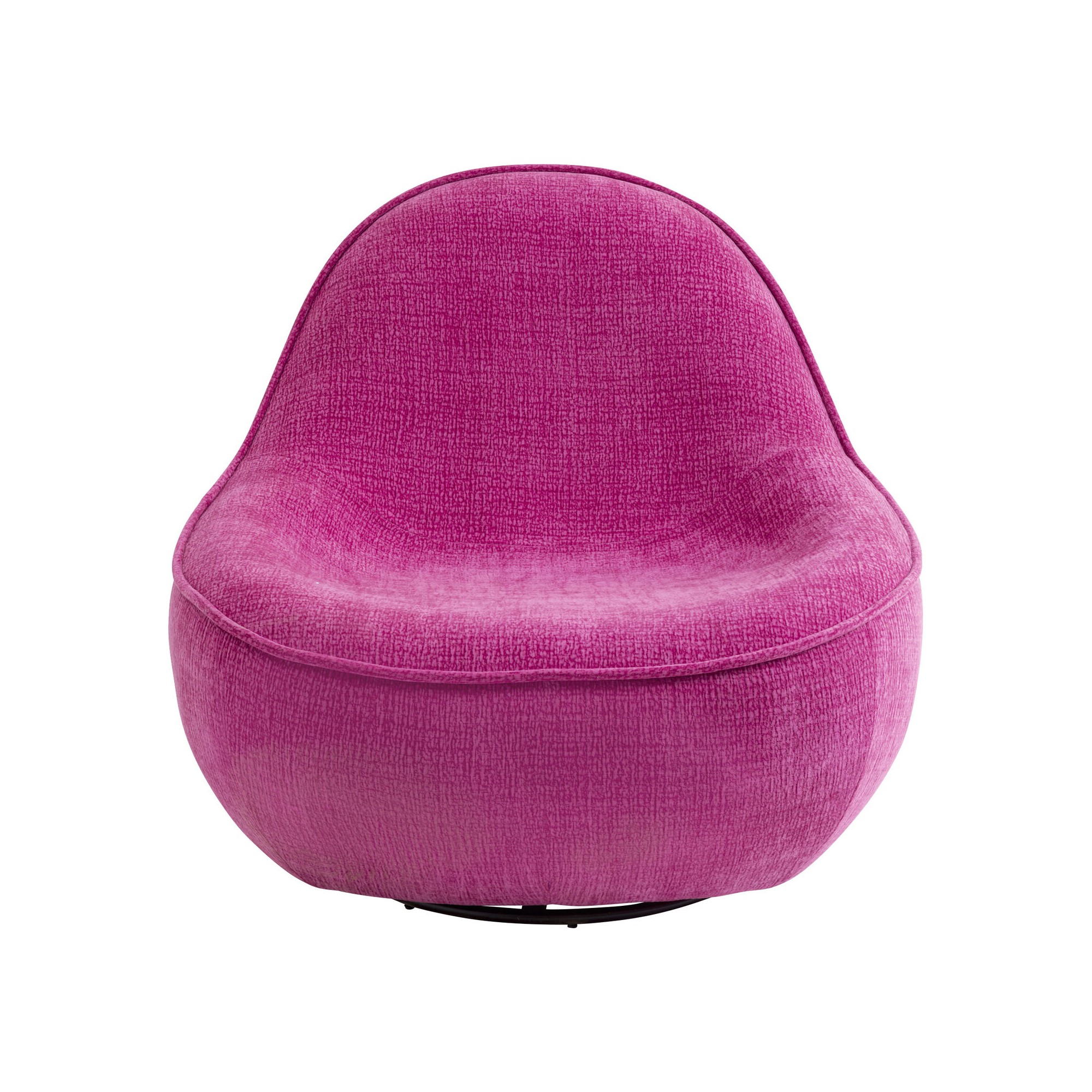 Fauteuil pivotant Ovo fuchsia 99cm