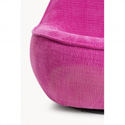 Swivel Armchair Ovo fuchsia Kare Design