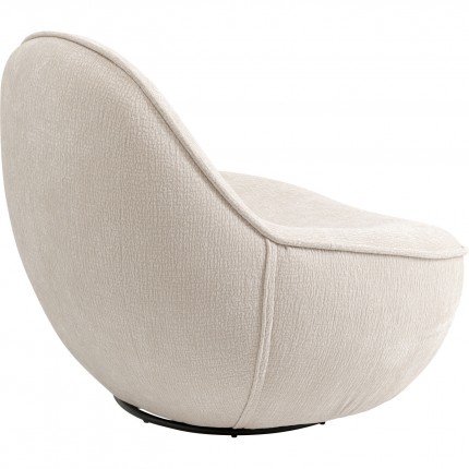 Swivel Armchair Ovo cream Kare Design