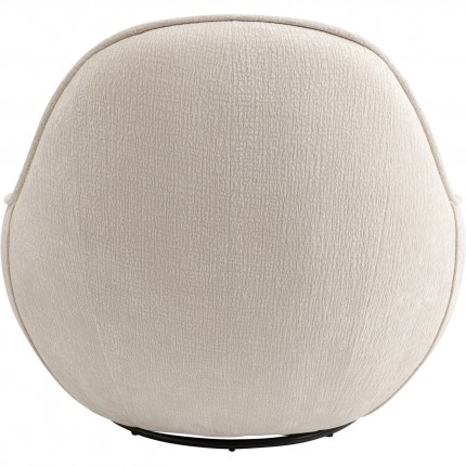 Draaifauteuil Ovo creme Kare Design