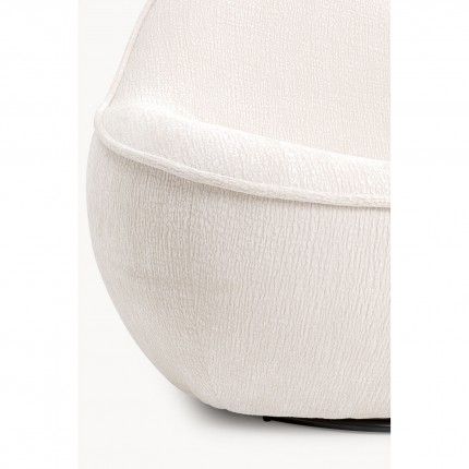 Draaifauteuil Ovo creme Kare Design