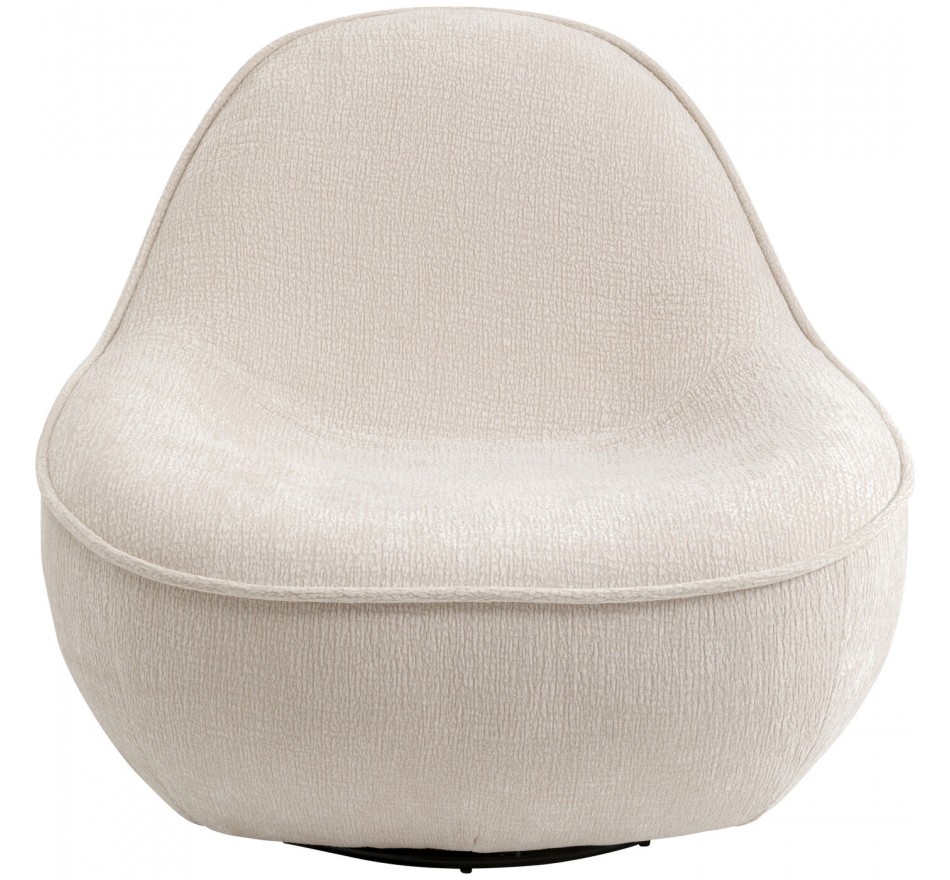 Draaifauteuil Ovo creme Kare Design