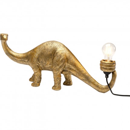 Tafellamp dinosaurus goud Kare Design
