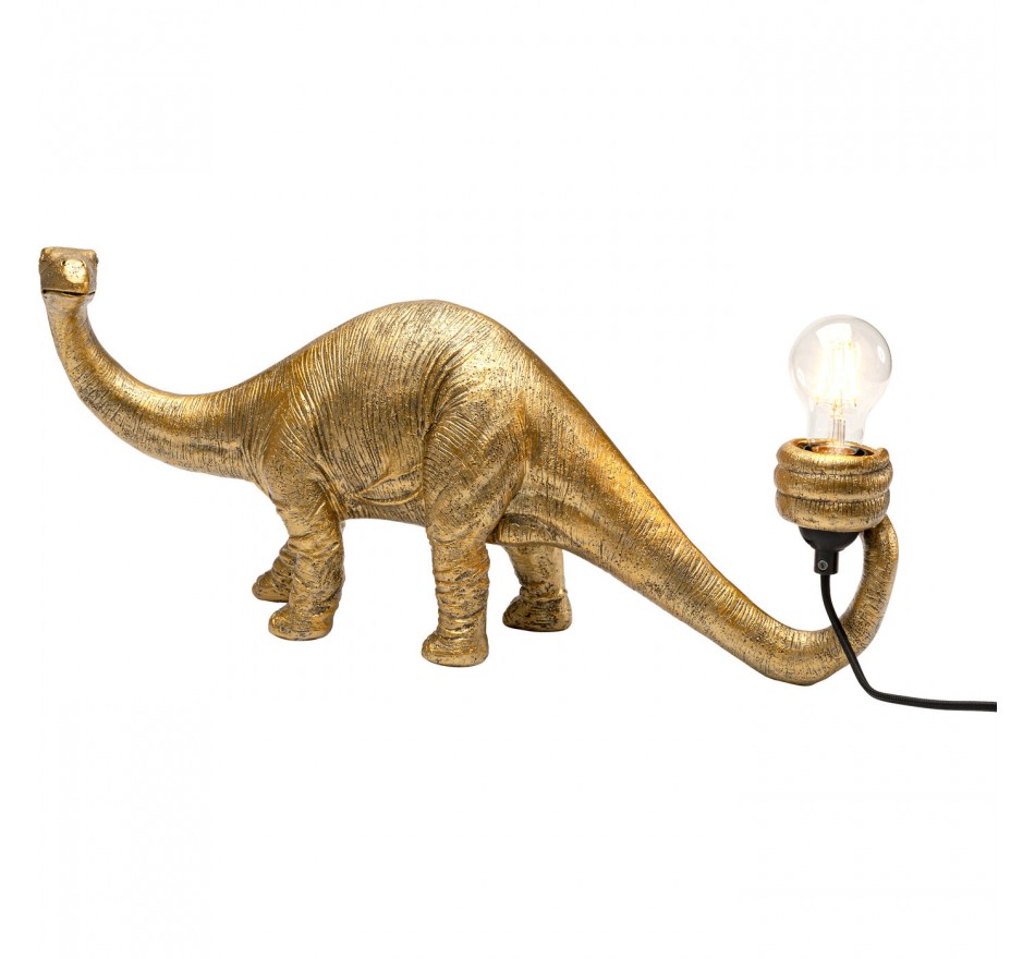 Tafellamp dinosaurus goud Kare Design
