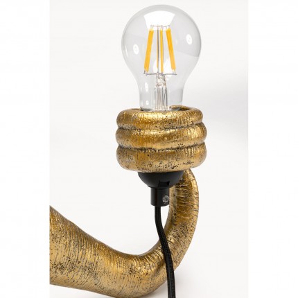 Tafellamp dinosaurus goud Kare Design