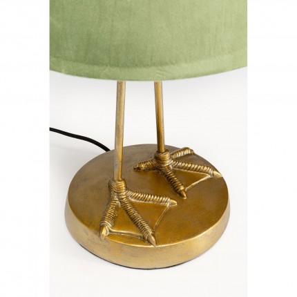 Tafellamp eend goud en groen Kare Design
