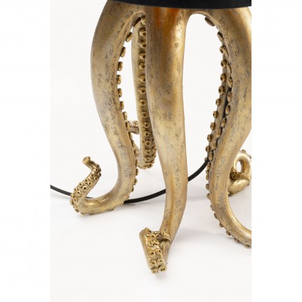 Tafellamp octopus goud en zwart 60cm Kare Design