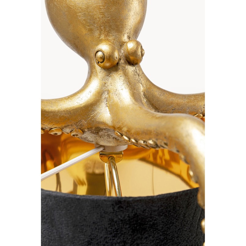 Lampe à poser Octopus doré/noir 60cm