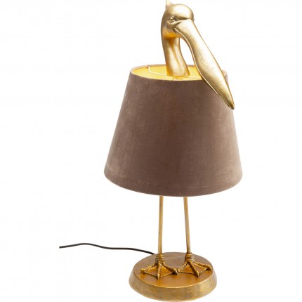 Table Lamp pelican gold Kare Design