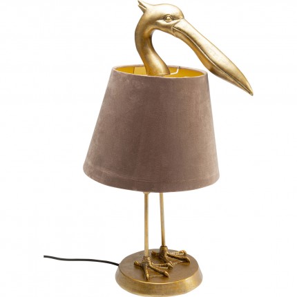 Tafellamp pelikaan goud Kare Design