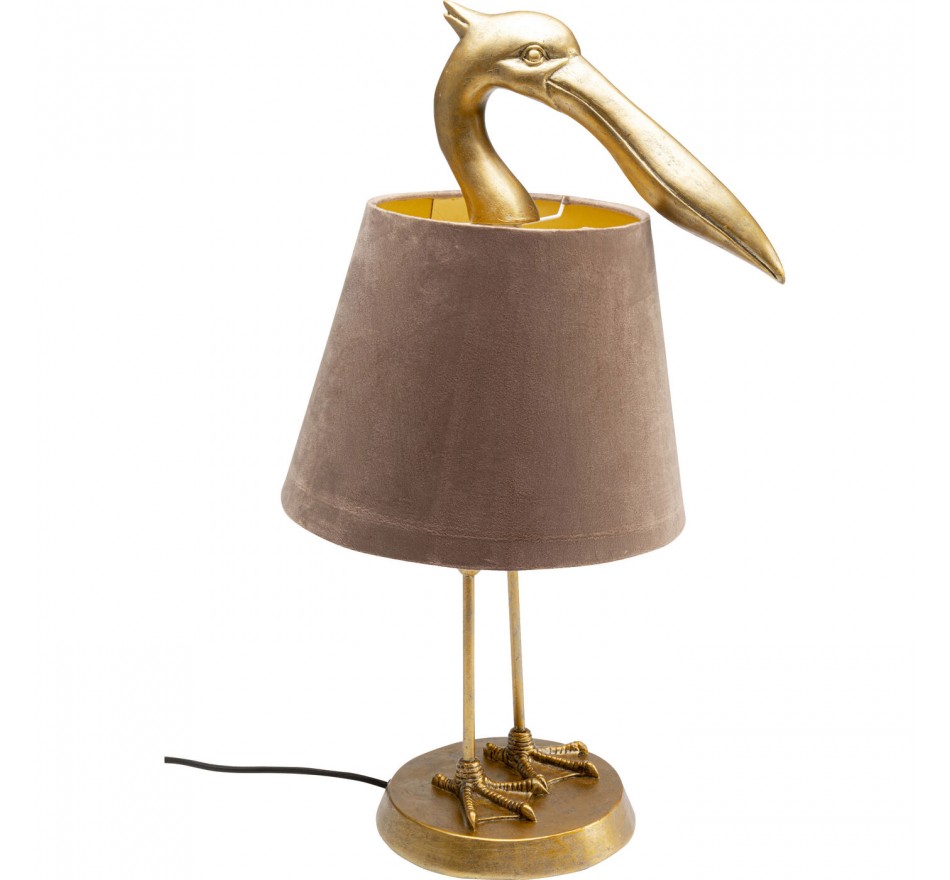 Tafellamp pelikaan goud Kare Design