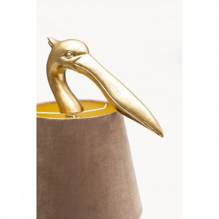 Tafellamp pelikaan goud Kare Design