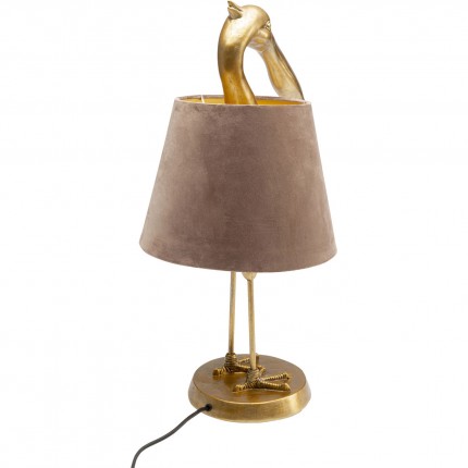 Table Lamp pelican gold Kare Design