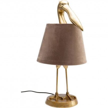 Table Lamp pelican gold Kare Design