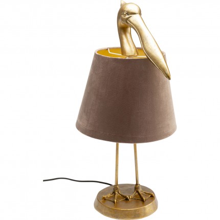 Table Lamp pelican gold Kare Design