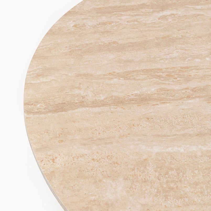 Eettafel Alma Travertino 180x90cm Kare Design