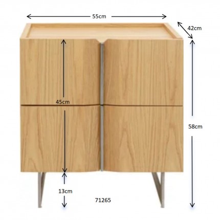Nachtkastje Giulio Kare Design