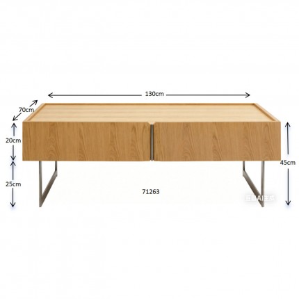 Coffee Table Giulio 130x70cm Kare Design