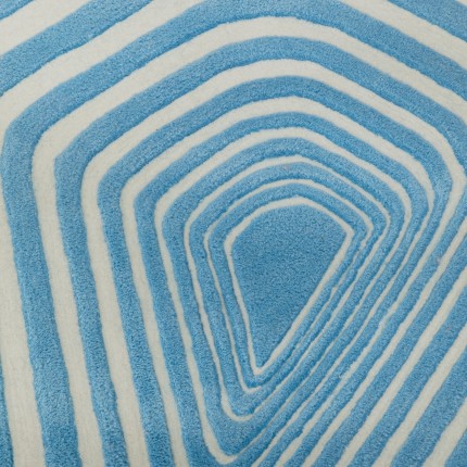 Vloerkleed Electric Diamond 240x170cm blauw Kare Design