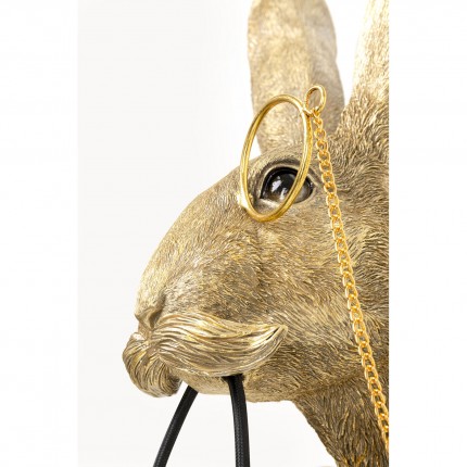 Wandlamp konijn gentleman goud Kare Design
