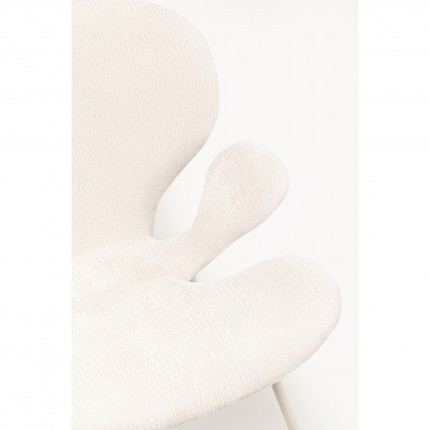Stoel met armleuningen Soft Blossom creme Kare Design