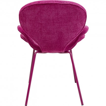 Stoel met armleuningen Soft Blossom roze Kare Design