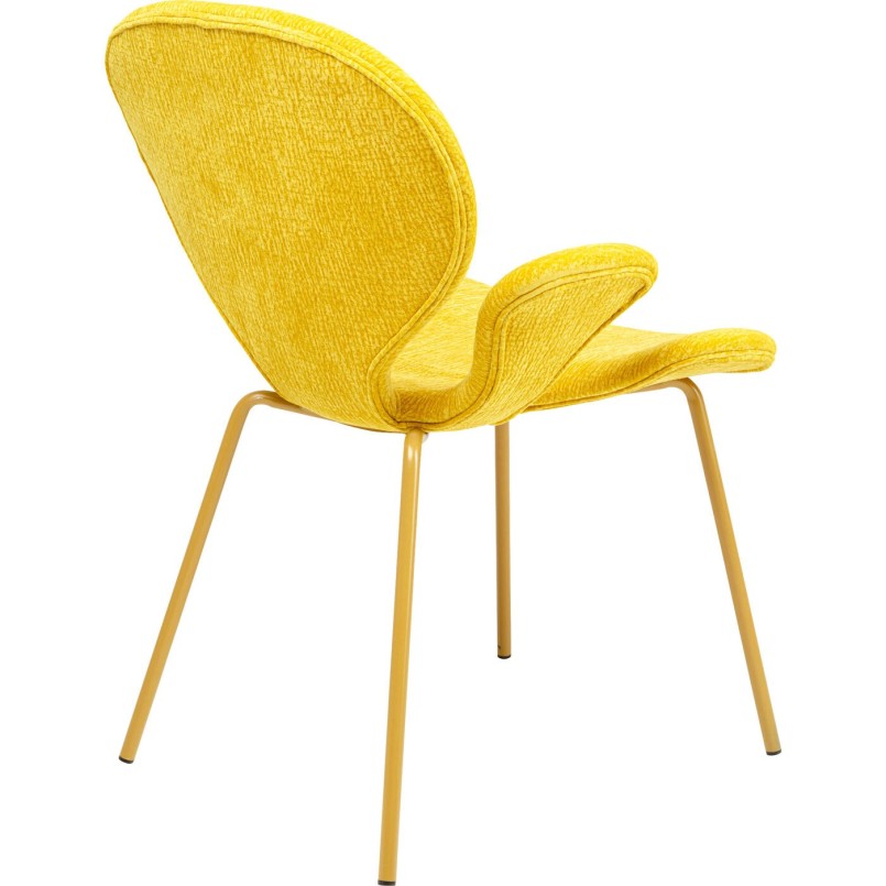 Chaise a. acc. Soft Blossom jaune Mono
