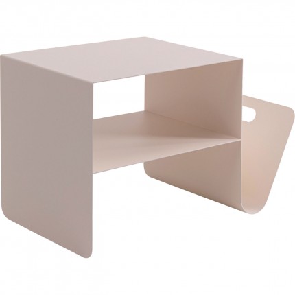 Bijzettafel Lounge News creme Kare Design