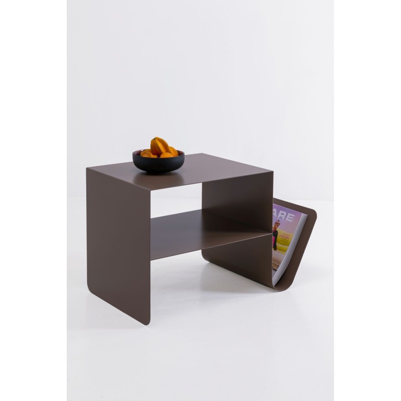 Bijzettafel Lounge News taupe Kare Design