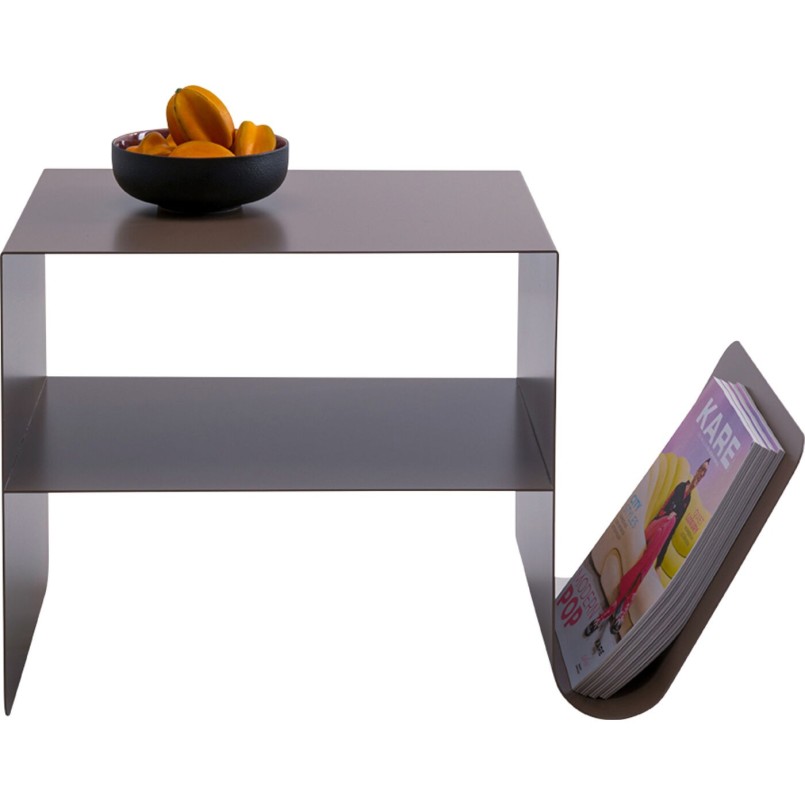 Side Table Lounge News taupe Kare Design