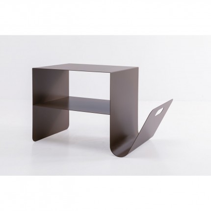 Bijzettafel Lounge News taupe Kare Design