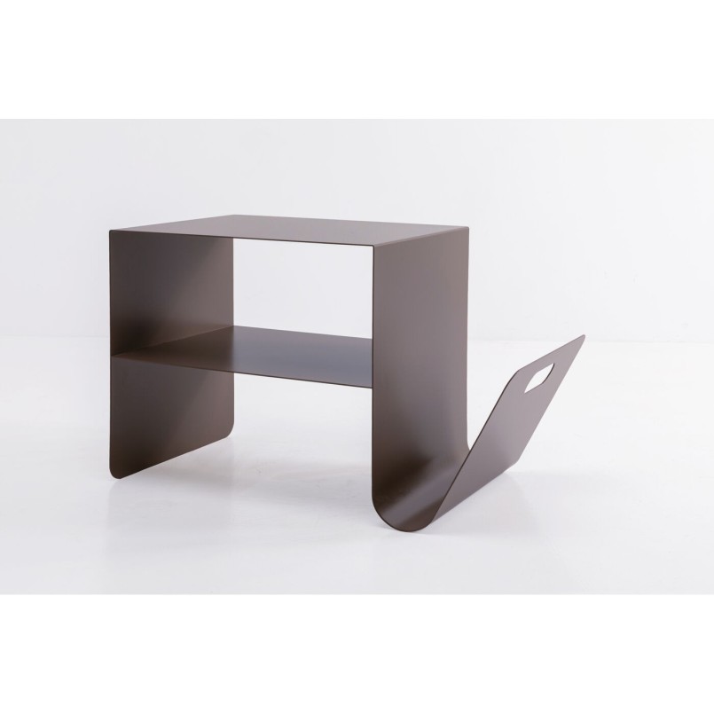 Bijzettafel Lounge News taupe Kare Design