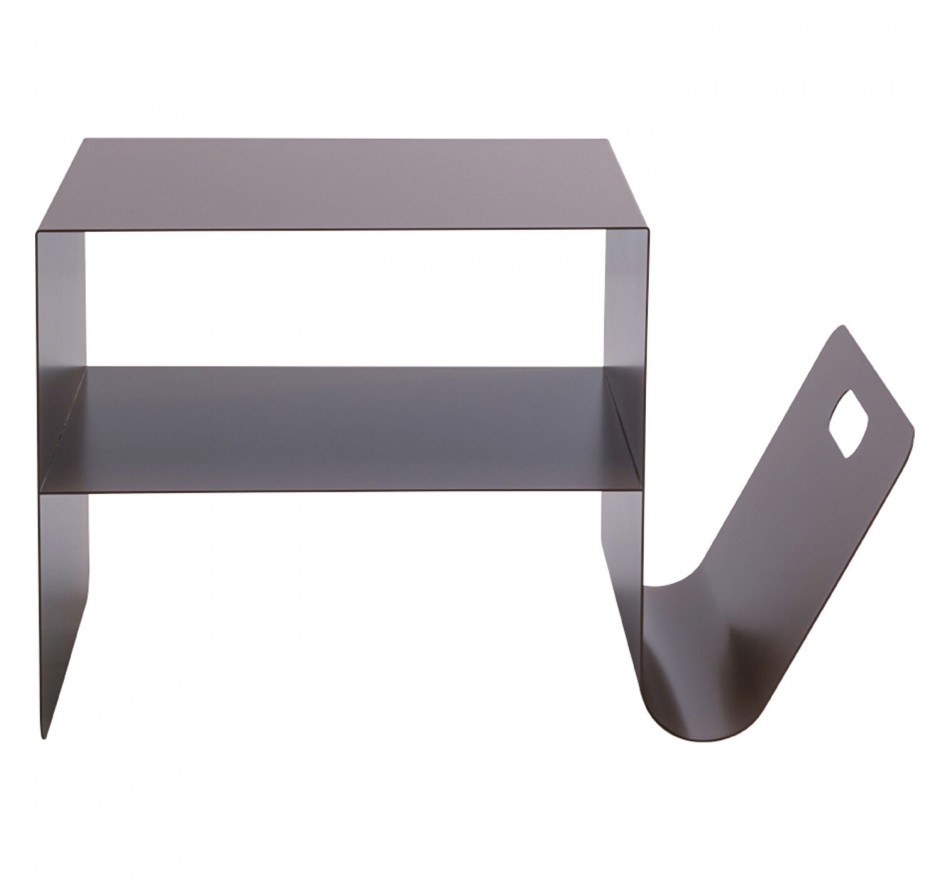 Side Table Lounge News taupe Kare Design