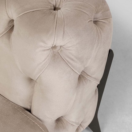 Sofa Bellissima 3-Seater Velvet Beige Kare Design