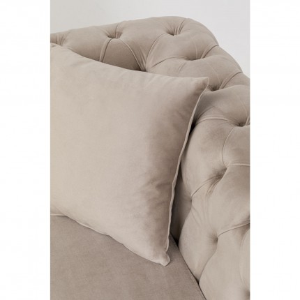 Sofa Bellissima 3-Zits Fluweel Beige Kare Design