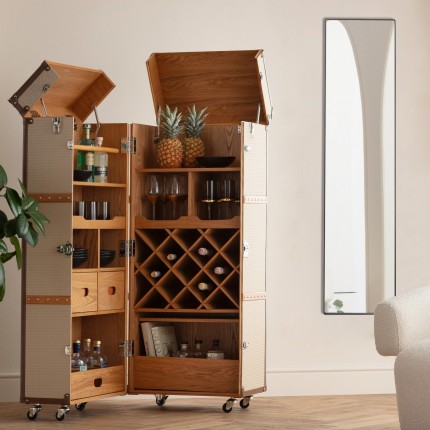 Spiegel Starlet 130x30cm zwart Kare Design