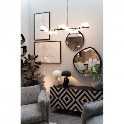 Pendant Lamp Scala Balls 150cm black and white Kare Design