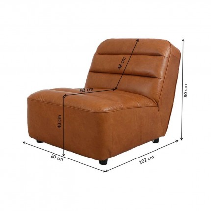 Sofa Element Modi black Kare Design