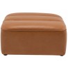 Tabouret Modi cognac 80x80cm